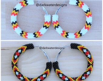 Lumbee beaded shop earrings