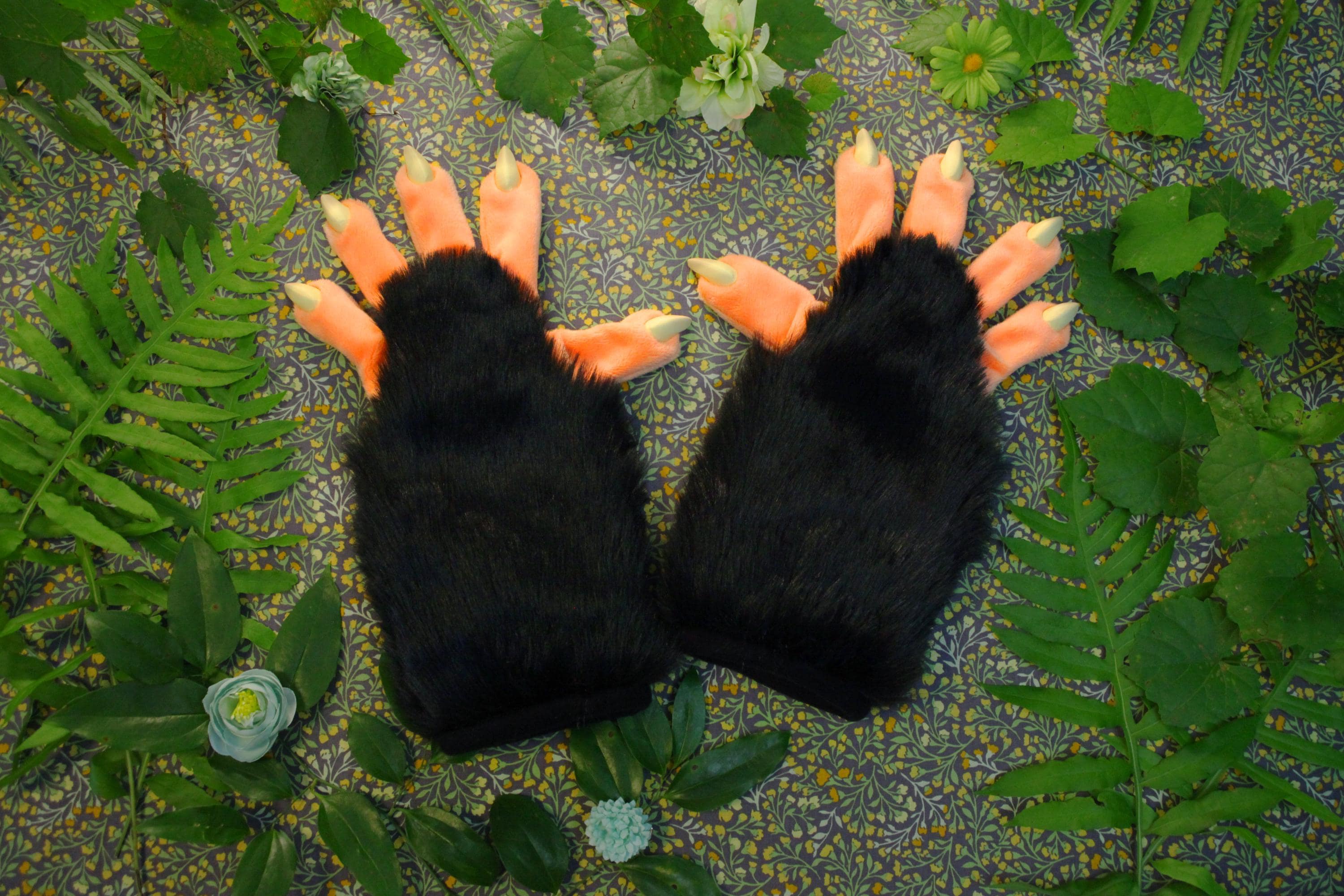 Opossum Fur Gloves - Etsy