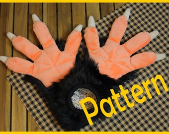 Opossum Handpaw Pattern and Instructions