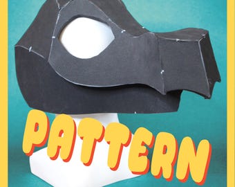 Kobold Fursuit Head EVA Foam Pattern