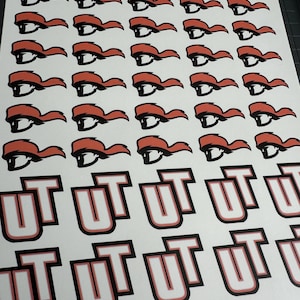 Custom CHEEK tattoo, cheer tattoo, football tattoo, spirit week, pep rally tattoo, custom cheek tattoo, baseball tournament tattoo, small