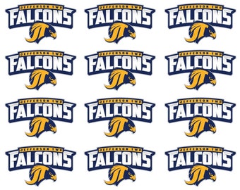 Custom game day tattoo, cheer tattoo, football tattoo, spirit week, pep rally tattoo, custom cheek tattoo, baseball tournament tattoo