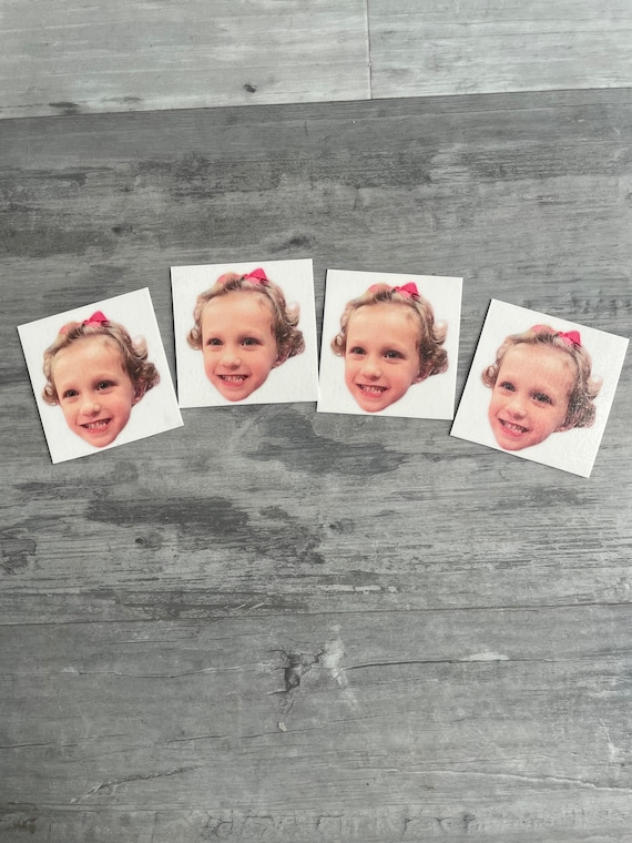 Custom photo temporary tattoo, face temporary tattoo, birthday party favors, senior night tattoos, grooms face tattoo, bachelorette tattoos