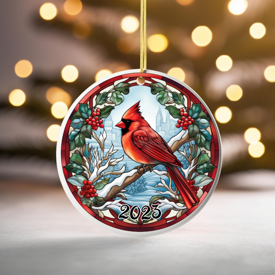 Red Cardinal Christmas Ornaments
