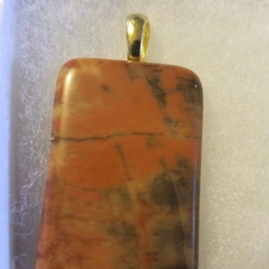 Petrified Wood Necklace Tumbled Polished 102