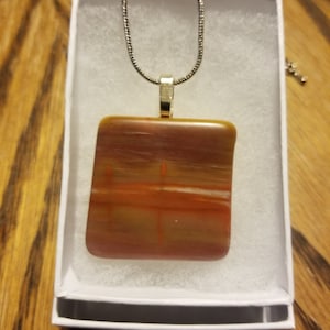 Petrified Wood Necklace Polished 104