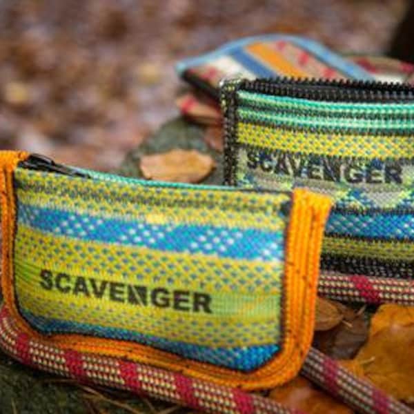 Scavenger Climbers Earth Purse - Handmade from retired climbing rope