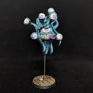 Blue Beholder – Hand-Painted Fantasy Miniature for Dungeons and Dragons & Tabletop RPGs, Frostgrave, Pathfinder