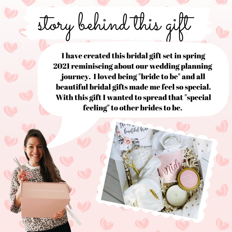 Wedding planning set Bride gift Bride gift box Bridal shower Engagement gift box Bridal shower gift Bride to be gift Engagement gift