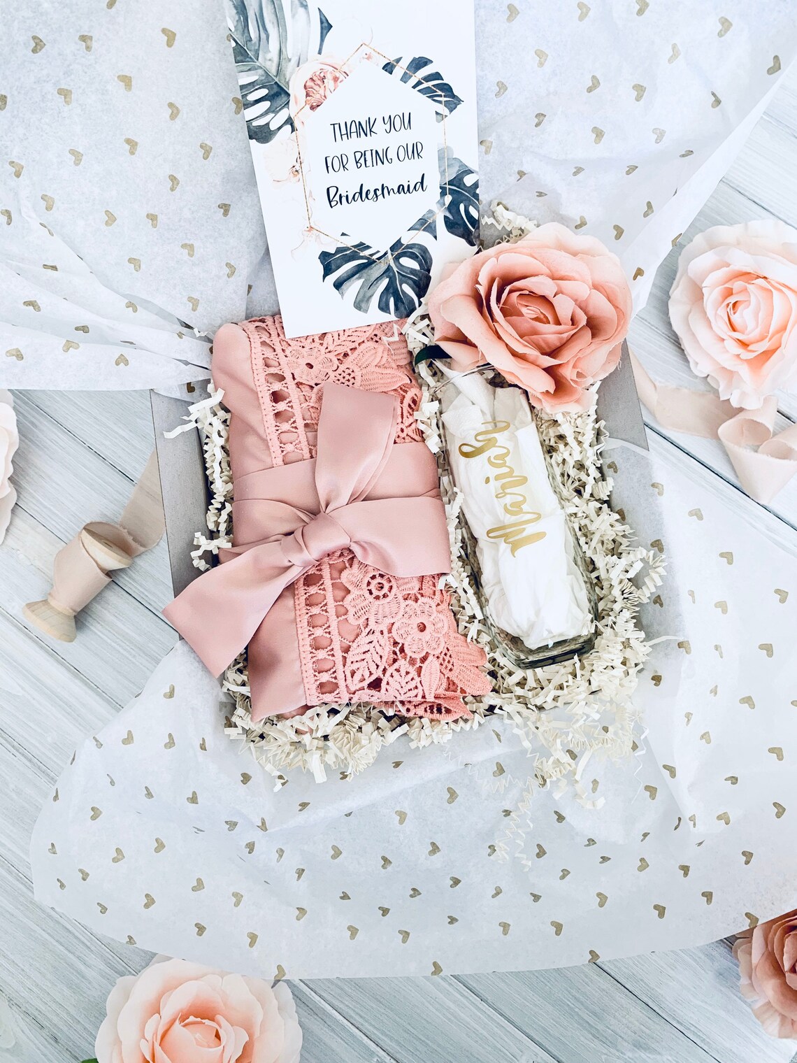 Bridesmaid thank you gift Wedding thank you gift Bridal Etsy