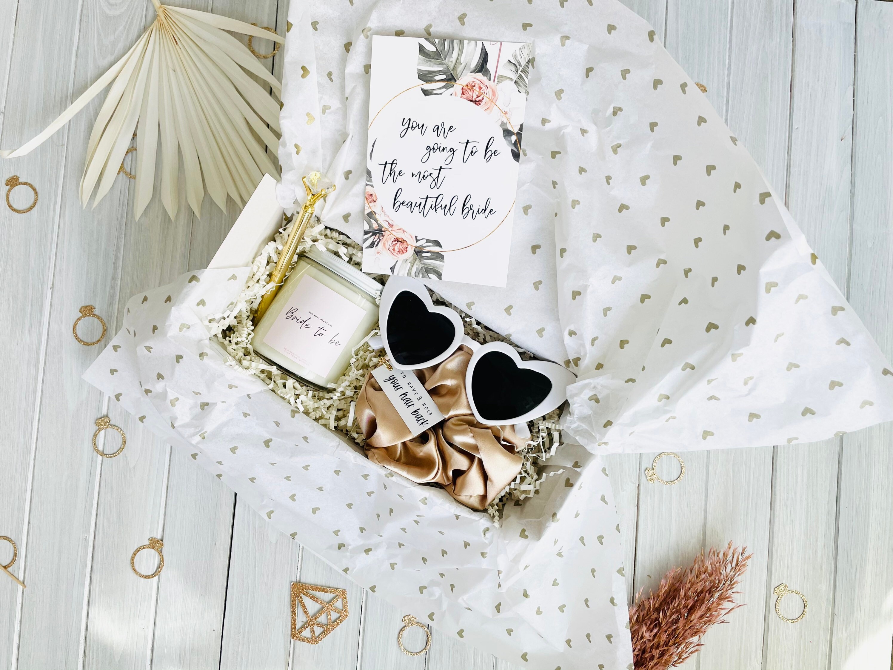 Bride gift box set Bridal shower gift Engagement gift for Etsy