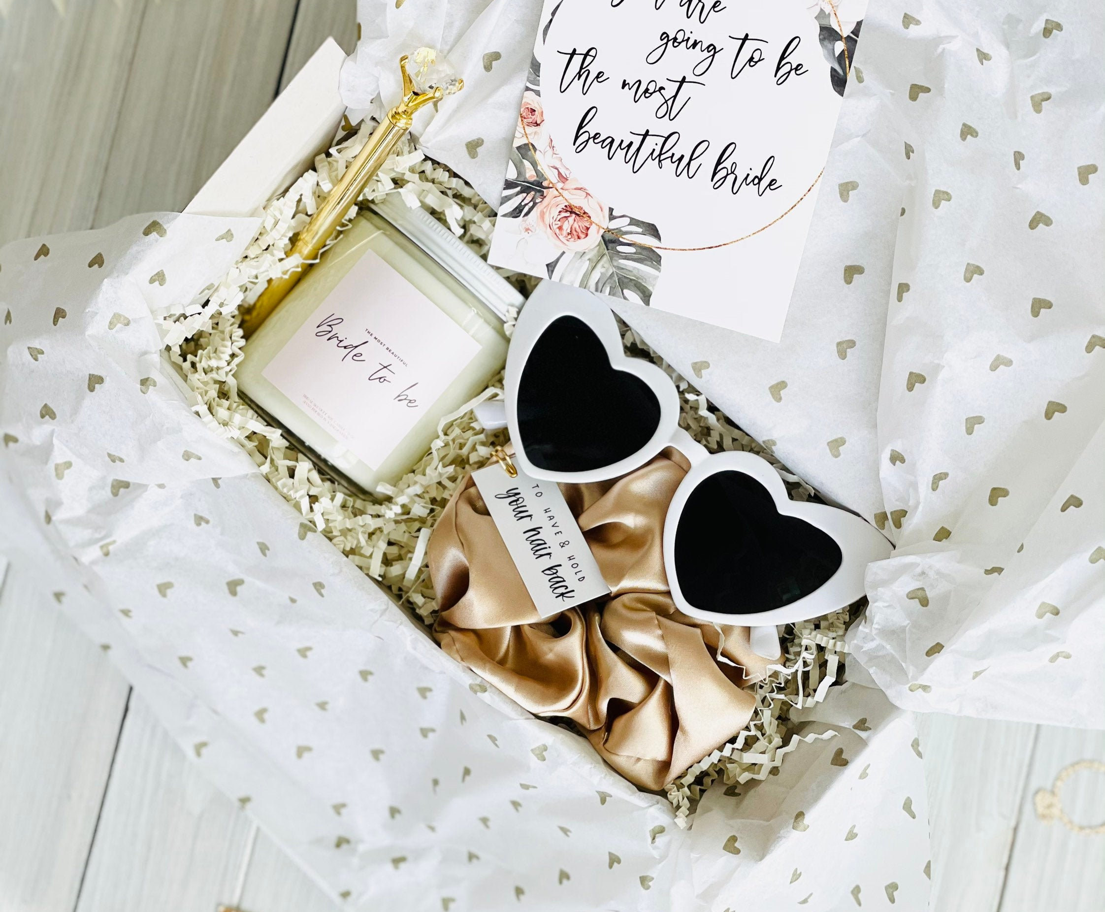 Bride gift box set Bridal shower gift Engagement gift for Etsy