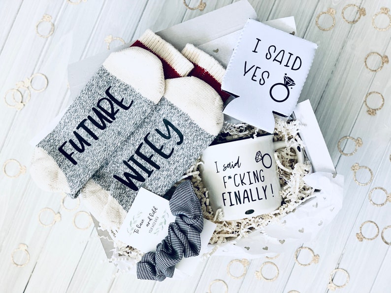 Engagement gift for bride engagement gift box best friend Etsy