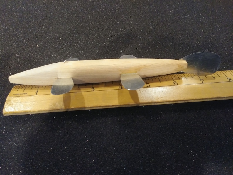 NEW Unpainted Hand Made Ice Spearing Fish Decoy Etsy