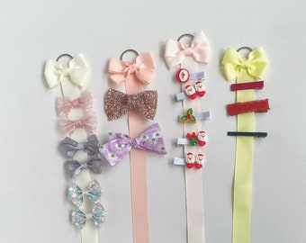 Schleifen Halter, Haar Clip Display, Haar Clip Aufbewahrung, Schleifen Organizer, Haar Clip Hängen Baby Mädchen Kinderzimmer, Mädchen Geschenk, Haar Accessoires Halter