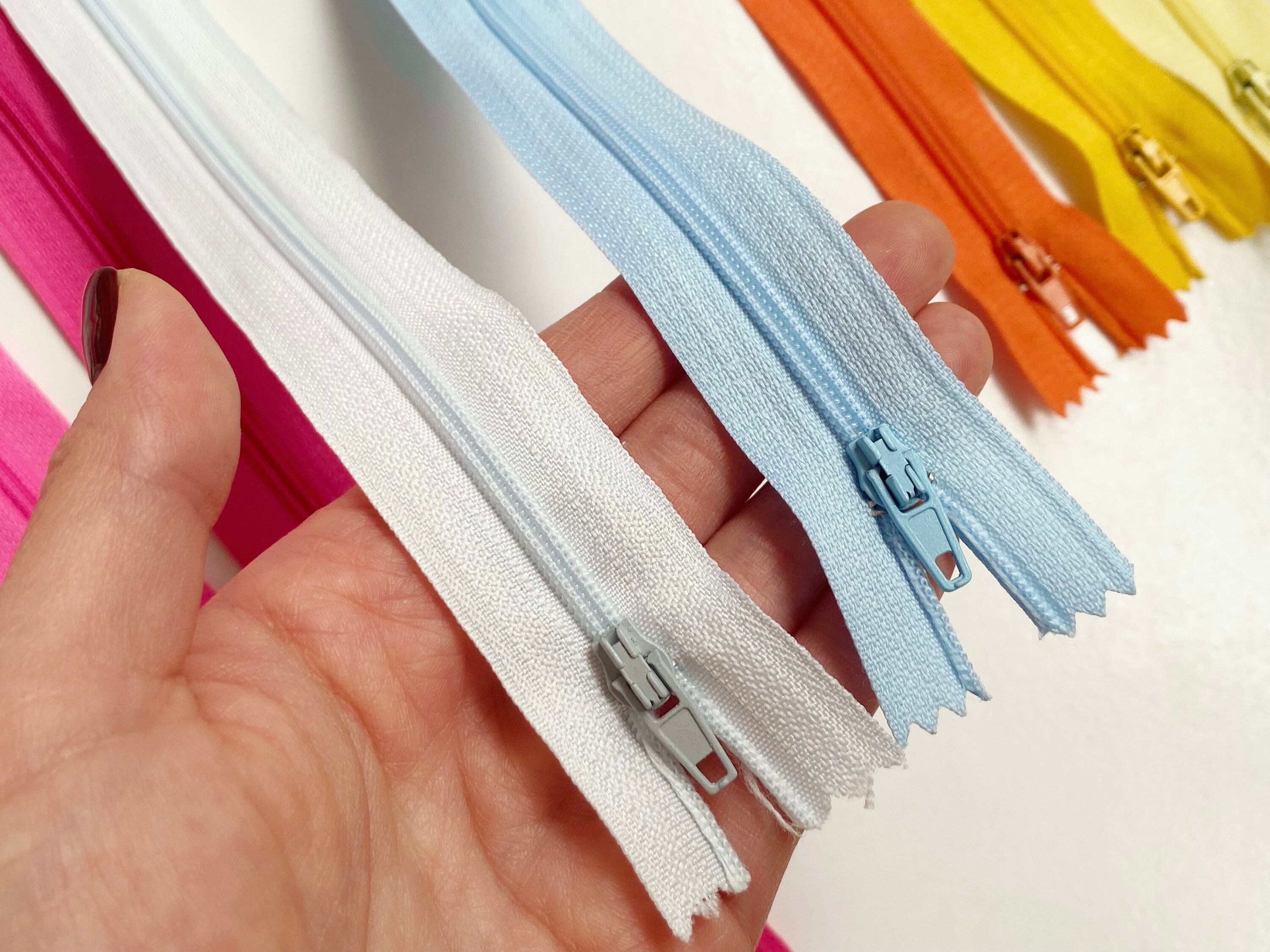 20cm Zipper 6 Zip Pack Closed End Zipper Nylon Zipper 8 Etsy Australia