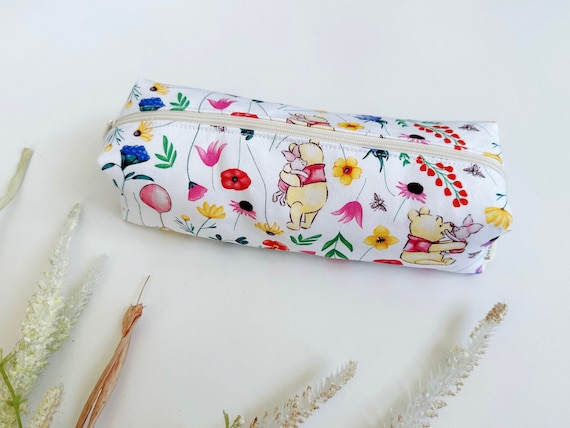 Pencil Case, Small Pencil Pouch, Cotton Pen Case, Back to School, Small  Zipper Pouch, Fabric Pouch, Makeup Bag, Pen Bag, Pooh 