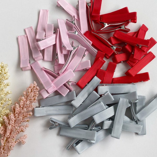 Ribbon Hair Clip Etsy