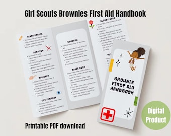 Girl Scout Brownies First Aid Handbook – Digital Download | Created by a Registered Nurse