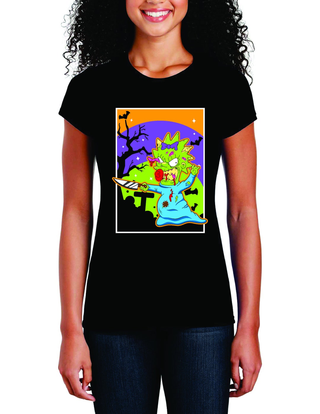 Halloween Magui T-shirt Inspired by the Simpsons Women - Etsy