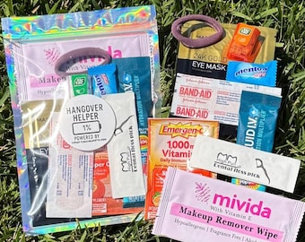 Personalized Hangover Kit - Bachelorette Party Favor - Bridal Shower Survival