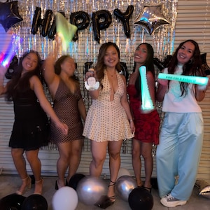 100 Customizable LED Foam Party Sticks: 16 Inch Flashing Glow Wands for Promo, Prom image 19