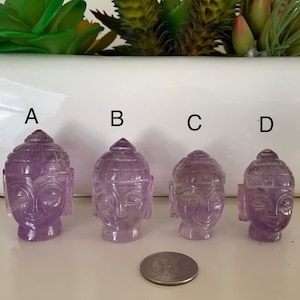 Rare Quality Amethyst Buddha - Natural Gemstone Healing Buddha - Healing Amethyst Buddha - Carved Figurine - Gemstone Christmas Gift