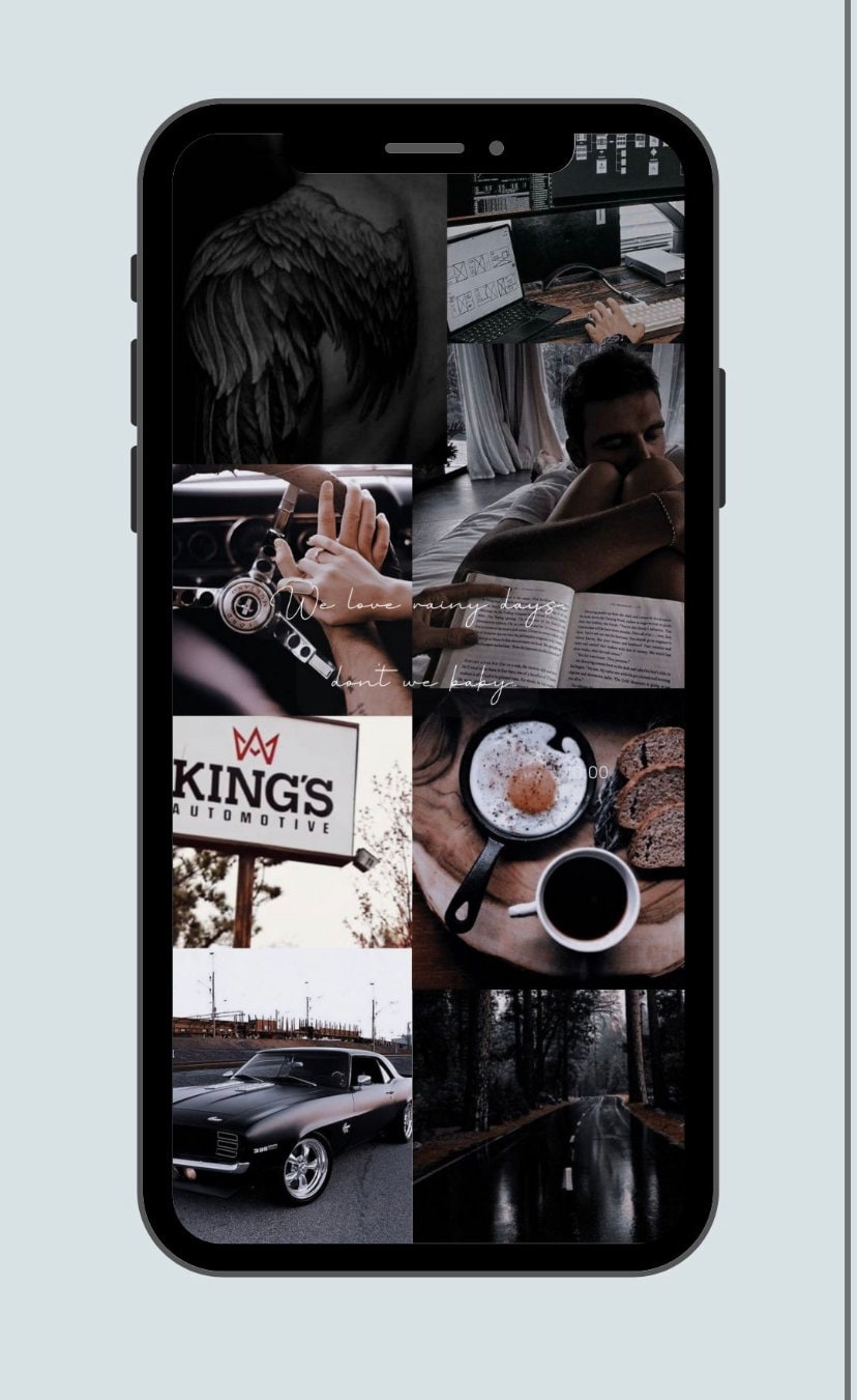 IPhone Wallpaper Ravenhood Series we Love Rainy Days, Don’t We Baby