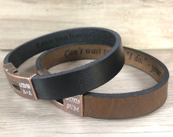 Customized Bracelet,Personalized Bracelet,Leather Bracelet,Custom Leather Bracelet,Bracelets for Men,Mens Leather Bracelet,Men Jewelry,