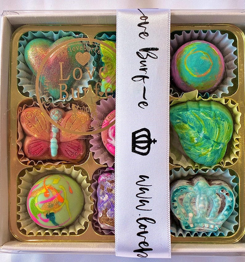 Luxury Belgian Chocolate Truffle Gift Box: Handmade Artisan Chocolates image 1