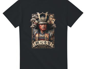 Takeda Iron Samurai T Shirt Japanese Warrior Armour