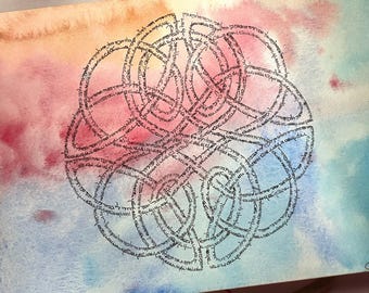 Song of Songs Micro-Calligraphy Mandala (Original art)
