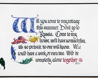 Will You Come to my Cottage This Summer Illumination