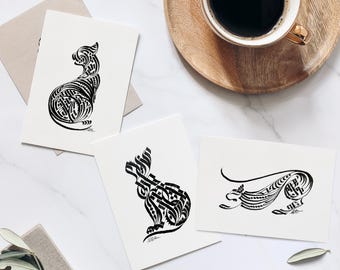 Calligraphy/Cadel Cats