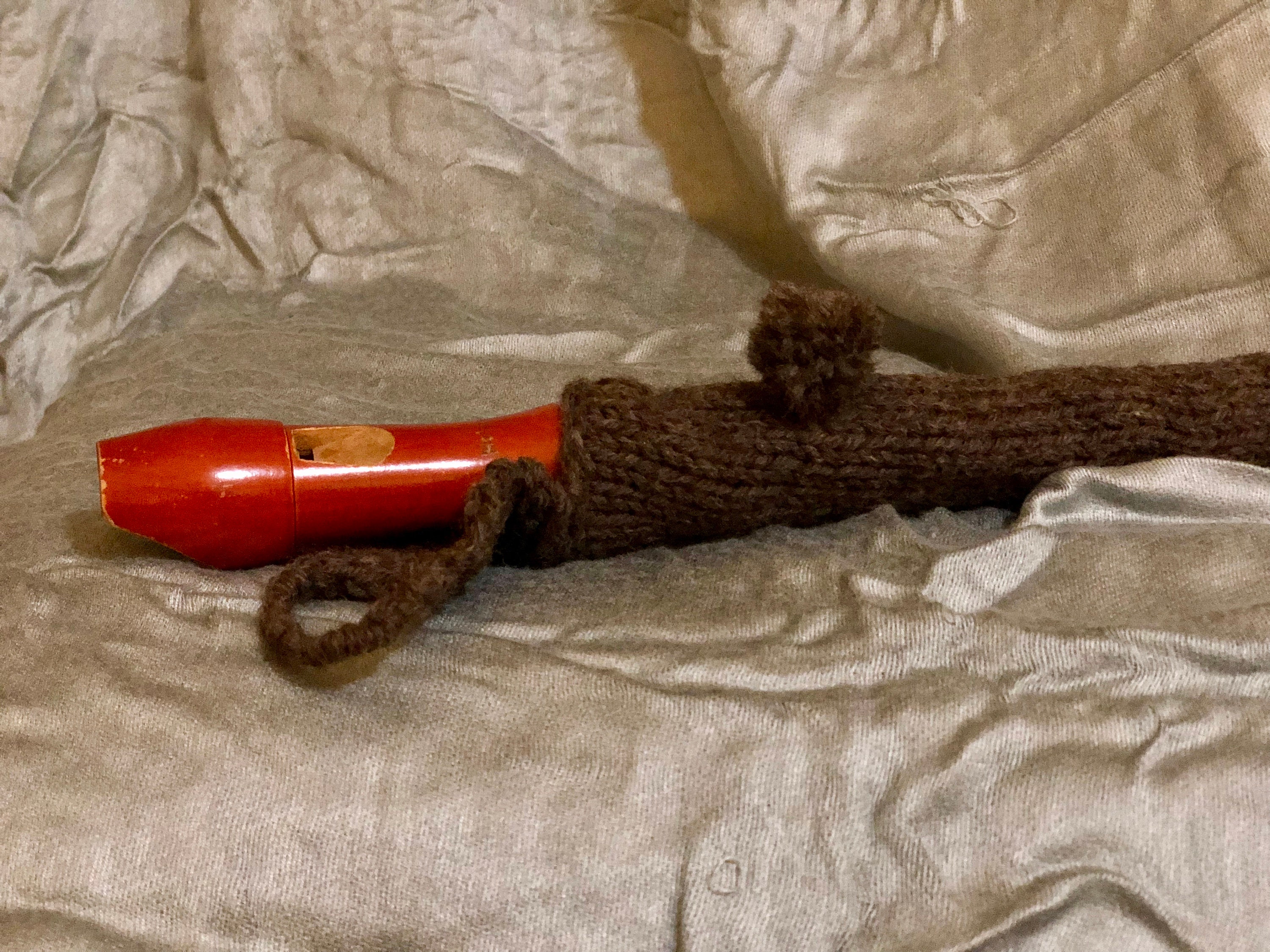 Knitted Recorder/pennywhistle Case Etsy