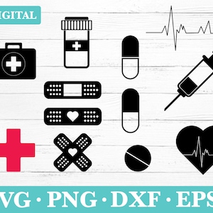 Medical Symbol Svg, Hospital Outline Digital Download Svg, Hospital Silhouette Clipart, First aid svg, Doctor svg  svg, png, eps, dxf
