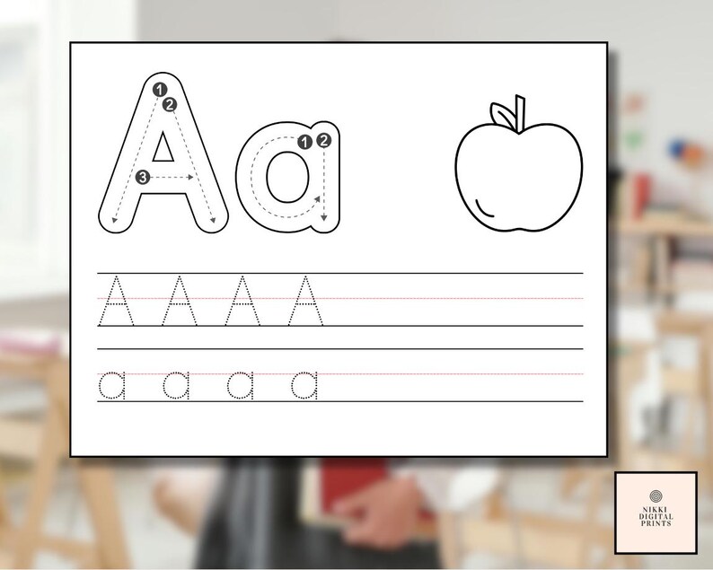 Alphabet Tracing Worksheets A-Z: Printable Letter Practice (PDF ...