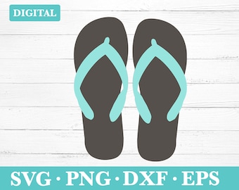 Sandals Flip Flops Svg - Sandals Download Svg, Flip Flops Clipart, svg, png, eps, dxf