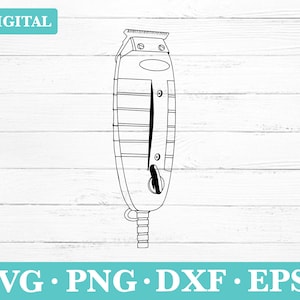 Hair Clipper Download Svg, Barber Clipper Clipart, Hair Trimmer silhouette SVG, svg, png, eps, dxf