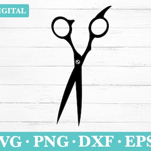 Scissors Download Svg, Barber Scissors Clipart, Scissor silhouette SVG, svg, png, eps, dxf
