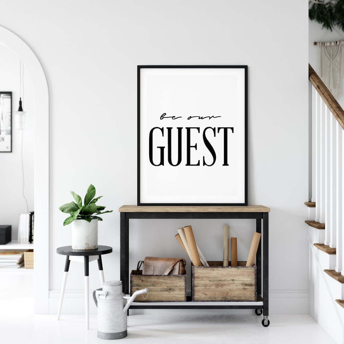 Be Our Guest, Printable Art Bedroom, Guest Room Printable, Welcome Sign ...