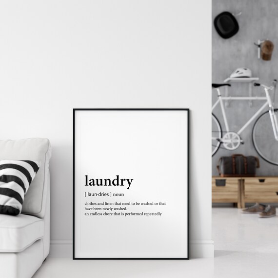 Laundry Room Sign Laundry Room Quote Laundry Printable | Etsy