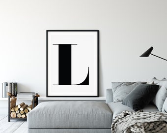 letter l printable etsy