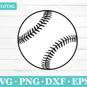 Baseball Download SVG, Ball Clipart, Baseball Silhouette SVG, svg, png, eps, dxf