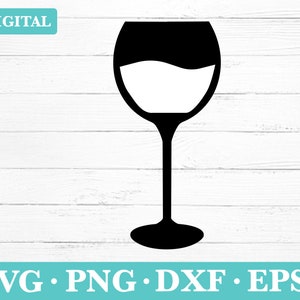 Wine Glass Download Svg, Wine Glass Clipart, svg, png, eps, dxf