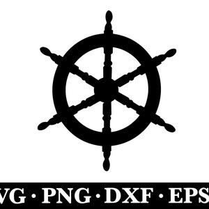 Boat wheel Digital Download Svg, Shop boat wheel Clipart, svg, png, eps, dxf, Instant Download.