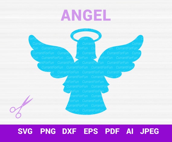 Download Angel Svg Christmas Angel Svg Angel Cricut Angel Etsy PSD Mockup Templates