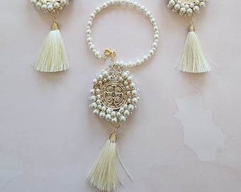 30 pieces Saint Benedict Blessing Car Hanging Ornament