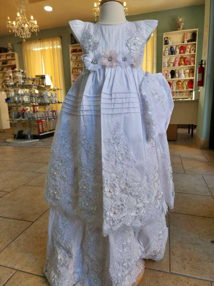 Vestidos para bautizo niña 1 año new arrivals