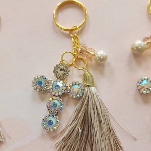 12 Pieces Key Chain, Christening Favor, Baptism Favor, Communion Favor, Confirmation Favor, Baptism Thank you